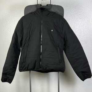 Genovega Women’s Graphene Innovative Heating Technology Black Puffer Jacket XL